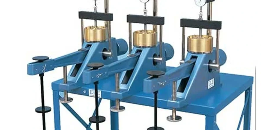Illustrative image of Oedometer consolidation test in San Bernardino
