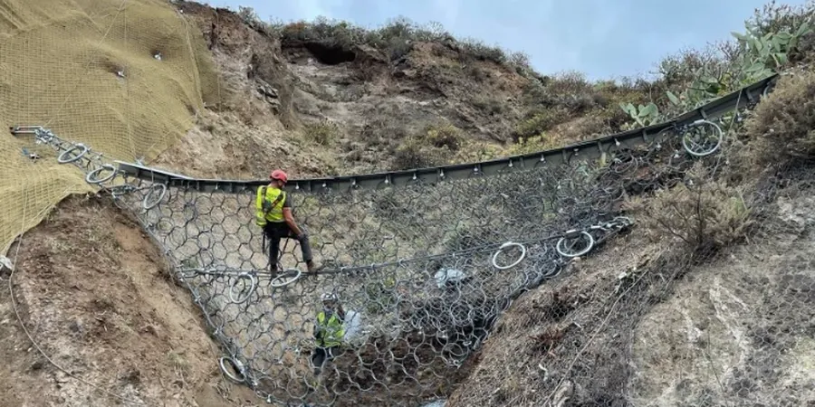 Illustrative image of Debris flow analysis in San Bernardino